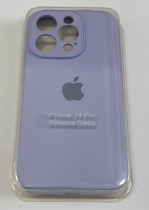 Чохол Silicone Case Copy Apple iPhone 14 Pro Square Light Lilac, 15