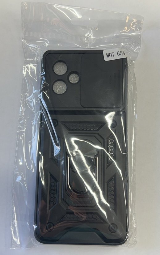 Armor Case With Curtain for Motorola G54 Чорний
