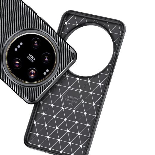 Накладка Tpu Carbon для Xiaomi 15 Ultra Black