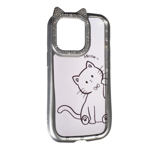 Силікон Cute Case для Apple iPhone 14 Pro Meow