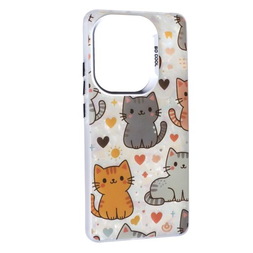 Накладка Soft Milky для Xiaomi Redmi Note 13 Pro (4G)/ Note 14 S /Poco M6 Pro (4G) Cats