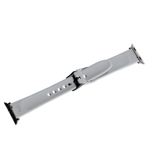 Ремінець Slim Ribbed Band для Apple Watch 42/44/45/49 mm Grey