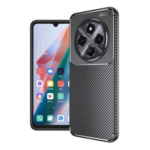 Накладка Tpu Carbon для Xiaomi Redmi 14C/Poco C75 Black