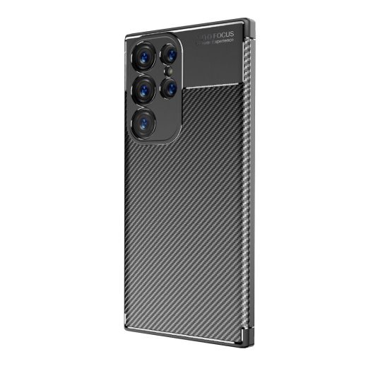 Накладка Tpu Carbon для Samsung S24 Ultra Black