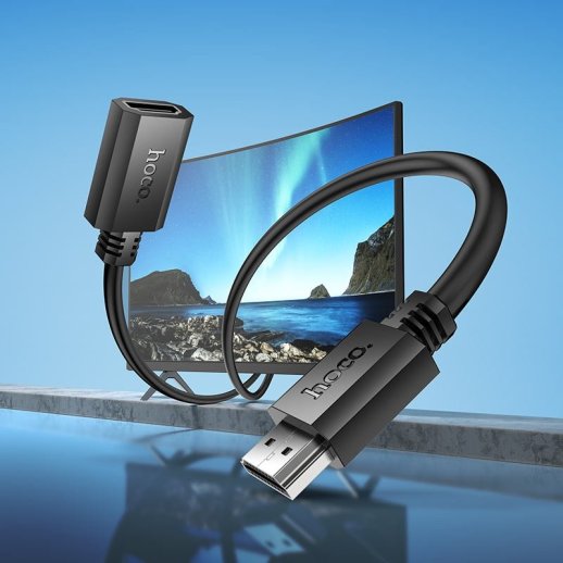 Кабель подовжувач HOCO US13 4K HD HDMI 1 метр