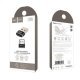 Конвертор HOCO UA6 USB (папа) - Type-C (мама), чорний