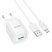 Мережевий зарядний пристрій HOCO C145A USB QC3.0 + кабель USB - MICRO, БІЛИЙ