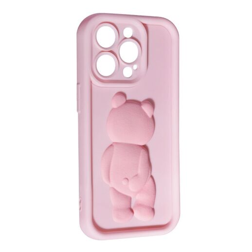 Накладка Bear Case для Apple iPhone 15 Pro Pink