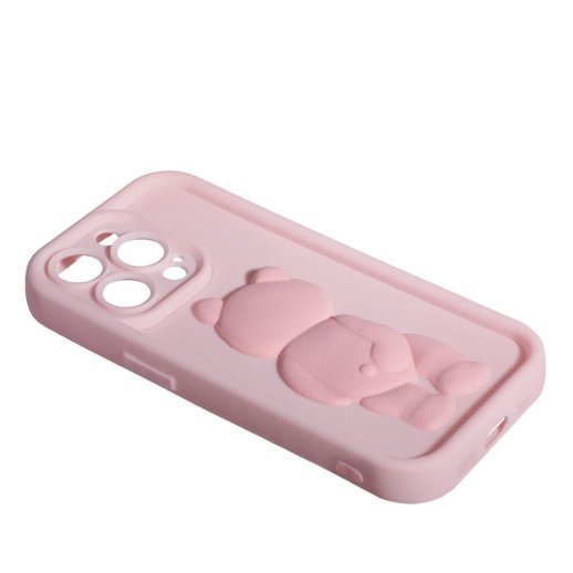 Накладка Bear Case для Apple iPhone 15 Pro Pink