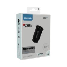 Автомобильное Зарядное Устройство Senteo Q-02 Ferro Series PD30W+QC3.0 18W