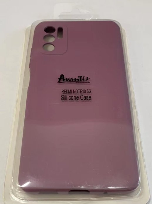 Avantis Full Silicone Case Xiaomi Redmi Note 10 5G / M3 Pro Pink Sand