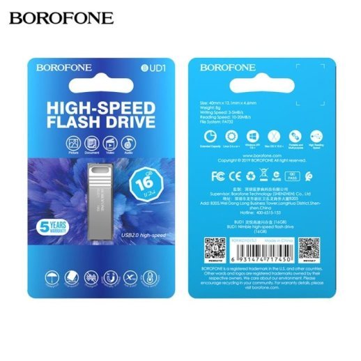 Флешка BOROFONE BUD1 16Gb