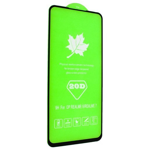 Захисне скло 20D REALME 7 5G ЧОРНИЙ