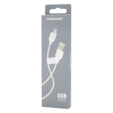USB Cable TORNADO C-1L Micro 2.1A/1.2m