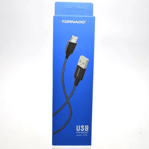 USB Cable TORNADO C-1L Micro 2.1A/1.2m