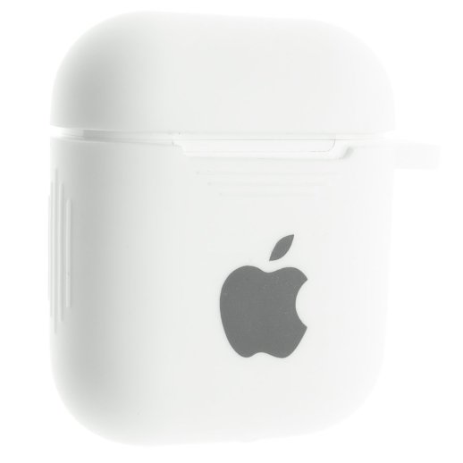 Чохол для Apple AirPods 2 з карабіном NEW (з лого яблуко) з'єднаний