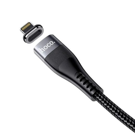 USB-C кабель HOCO U99 магнiтний Type-C - Lightning 20W 1.20M ЧОРНИЙ