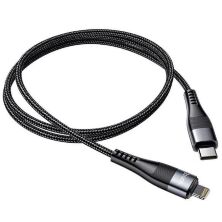 USB-C кабель HOCO U99 магнiтний Type-C - Lightning 20W 1.20M ЧОРНИЙ