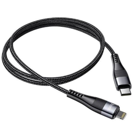 USB-C кабель HOCO U99 магнiтний Type-C - Lightning 20W 1.20M ЧОРНИЙ