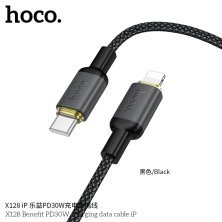 USB-C Кабель HOCO X128 Type-C - Lightning (1М) (черный)