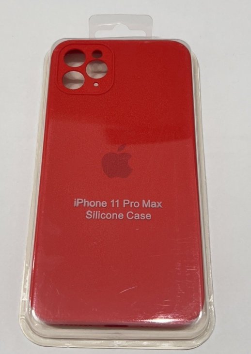 Чохол Silicone Case Copy Apple iPhone 11 Pro Max Square Red, 12