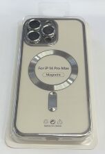 Case Magsafe With Frame for Apple Iphone 14 ProMax Silver