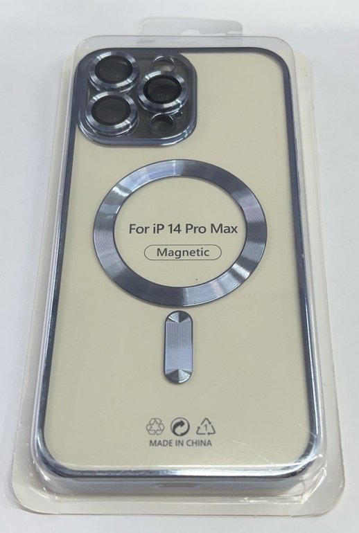 Case Magsafe With Frame for Apple Iphone 14 ProMax Silver