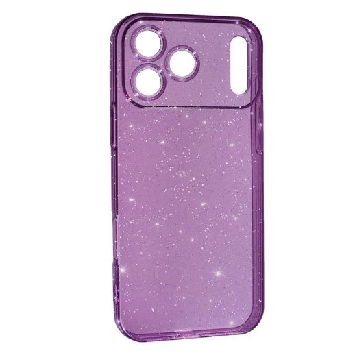 Силіконовий чохол Clear Shine для Apple iPhone 17 Pro Max Violet