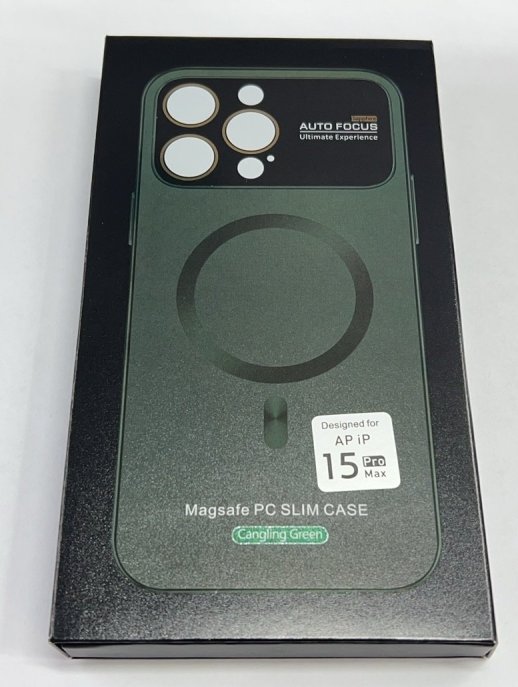 Чохол AG Magsafe for Apple Iphone 15 ProMax Cangling Green