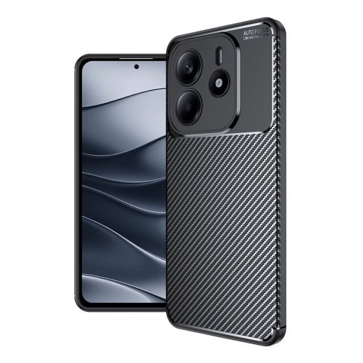 Накладка Tpu Carbon для Xiaomi Redmi Note 14 (5G) Black