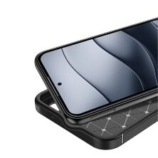 Накладка Tpu Carbon для Xiaomi Redmi Note 14 (5G) Black