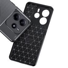 Накладка Tpu Carbon для Xiaomi Redmi Note 14 (5G) Black