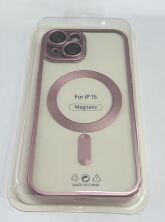 Case Magsafe With Frame Matte for Apple Iphone 15 Dark Blue