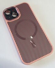 Case Carbone Shield Magsafe  for Apple Iphone 15 Pink