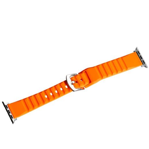 Ремінець Slim Ribbed Band для Apple Watch 42/44/45/49 mm Orange