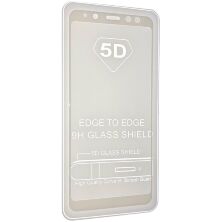 Скло 5D FULL GLUE TRIPLEX Samsung A530 Galaxy A8 (2018) БІЛИЙ тех. пак.