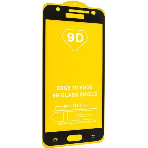 Захисне скло 9D SAMSUNG J310 Galaxy J3 2016 ЧОРНИЙ