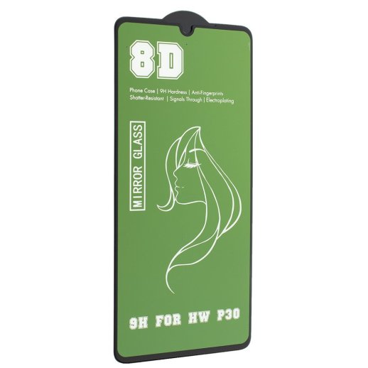 Захисне скло 8D MIRROR HUAWEI P30 2019