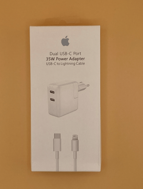 Мережевий Зарядний Пристрій Apple iPhone Power Adapter 35W Dual USB-C New Type-C