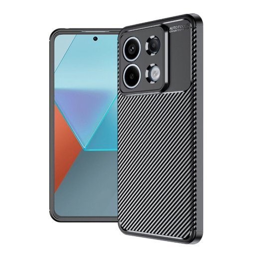 Накладка Tpu Carbon для Xiaomi Redmi Note 13 (5G) Black