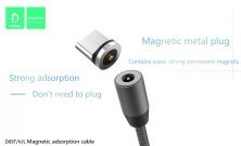 Конектор магнітний круглий Denmen C09L MAGNETIC PLUG Lightning FOR IPHONE
