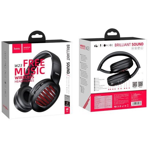 Бездротові повнорозмірні навушники HOCO W23, ЧОРНИЙ