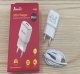 Мережевий Зарядний Пристрій Avantis A480 1USB Micro 2.1A White