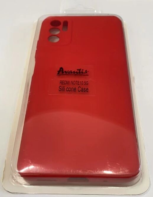 Avantis Full Silicone Case Xiaomi Redmi Note 10 5G / M3 Pro Red