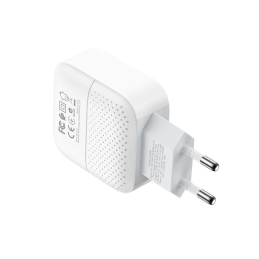 Мережевий зарядний пристрій BOROFONE BA46A Premium Type-C PD 18W + USB QC3.0