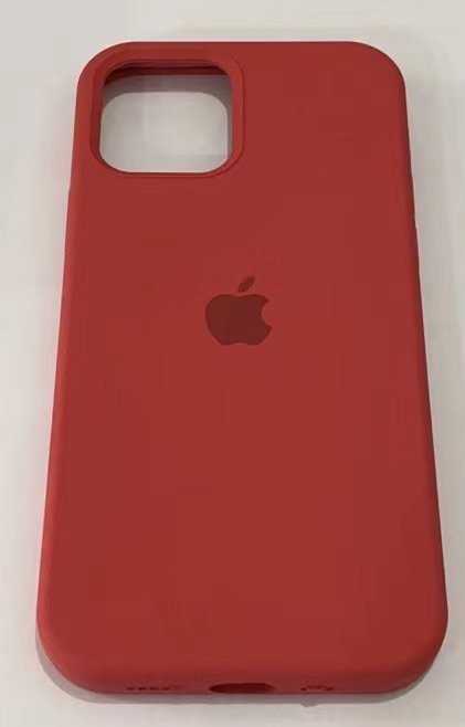 Чохол Silicone Case Copy Without Box Apple iPhone 12 / 12 Pro Camelia Red