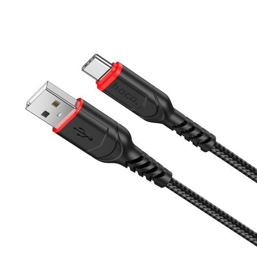 USB кабель HOCO X59 USB - Type-C 3 MЕТРИ ЧОРНИЙ