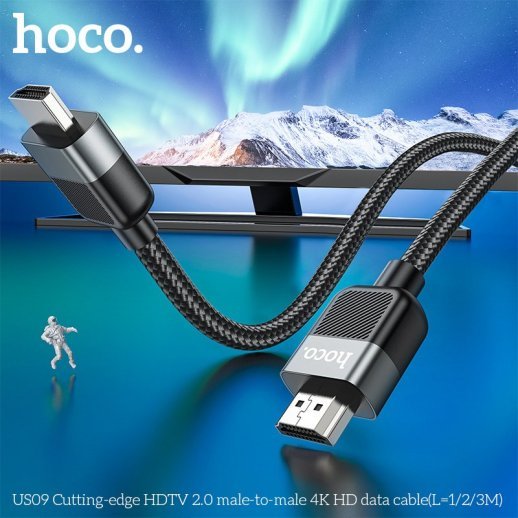 Кабель HOCO US09 4K HD HDMI 1 метр