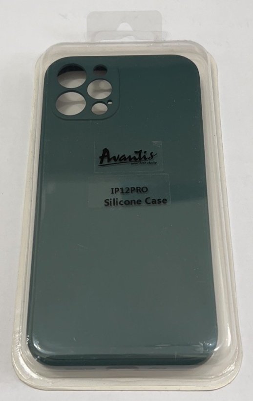 Avantis Full Silicone Case Apple Iphone 12 Pro (camera protect) Camelia Red