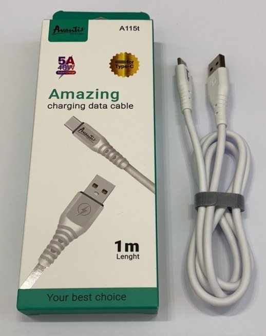 USB Cable Avantis A-115t Amazing Type-C Білый